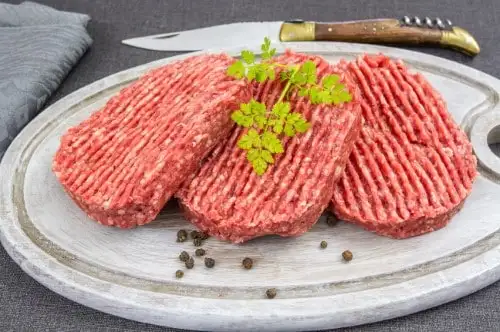 Pure beef minced steak range