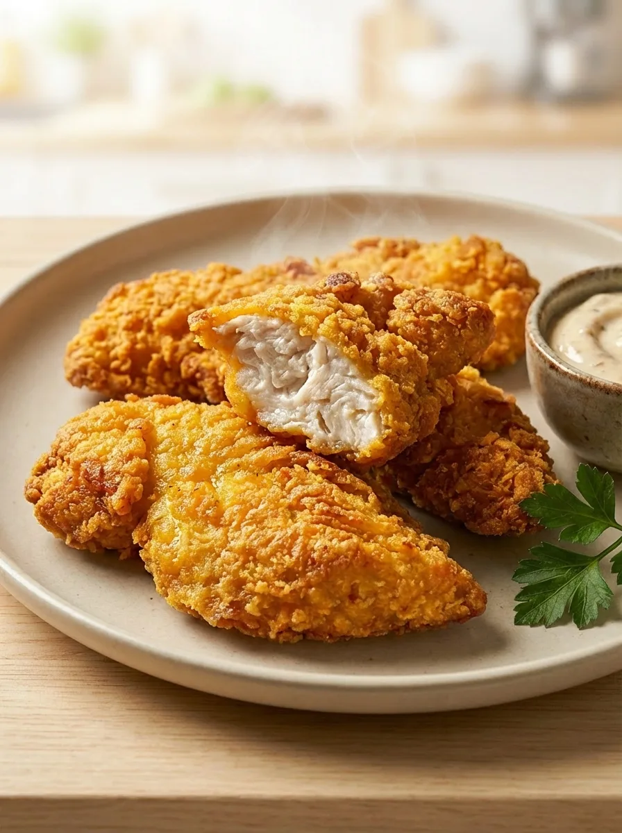 Tenders de poulet panés