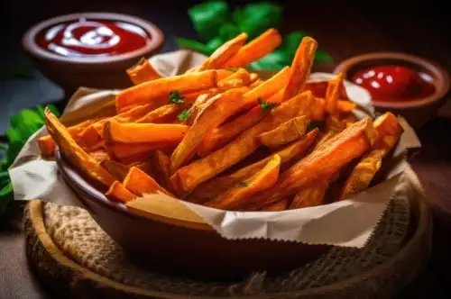 Pre-fried plantain slices